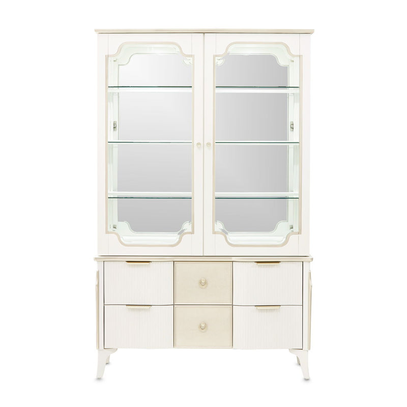 La Marisia - Display Cabinet - Creamy Pearl - R&R Furniture Gallery (Fountain Valley, CA)