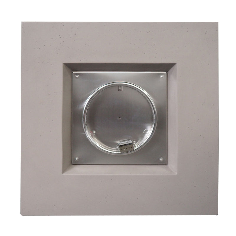 Outdoor Patio Square Gas Burning Concrete Fire Pit 40, 000 Btu