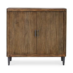 Pinstripe - 2 Door Cabinet - Dark Brown
