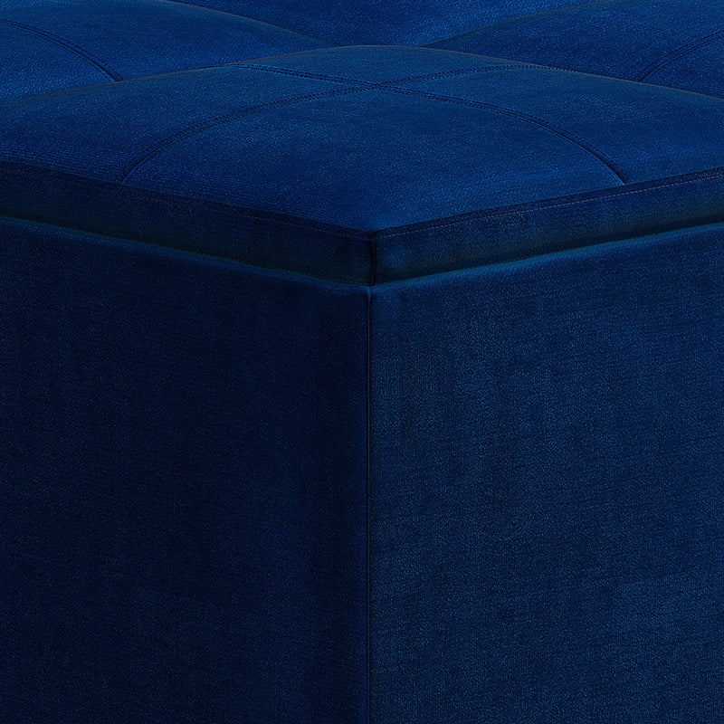 Avalon - Square Coffee Table, Storage Ottoman - R&R Furniture Gallery (Fountain Valley, CA)