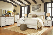 Willowton - Five Drawer Chest - Brown / Beige / White - R&R Furniture Gallery (Fountain Valley, CA)
