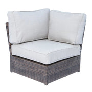 Comfortable Modern Patio Rattan Sectional Set With Cushions - R&R Furniture Gallery (Fountain Valley, CA)