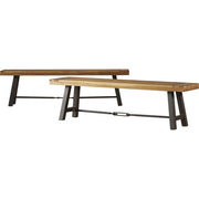 Catriona - 3 Piece Wood Outdoor Dining Set - Teak - R&R Furniture Gallery (Fountain Valley, CA)