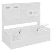 Daybed With All-In-One Cabinet And Shelf - R&R Furniture Gallery (Fountain Valley, CA)