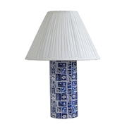 Stamp - Pleated Table Lamp - Blue - R&R Furniture Gallery (Fountain Valley, CA)
