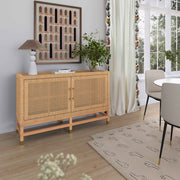Amara - Woven Rattan Buffet - R&R Furniture Gallery (Fountain Valley, CA)