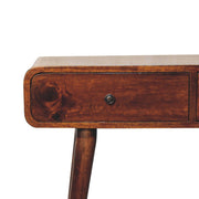 Curved Hallway Table - Chestnut - R&R Furniture Gallery (Fountain Valley, CA)