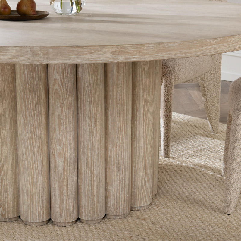 Tiber - Round Dining Table - R&R Furniture Gallery (Fountain Valley, CA)
