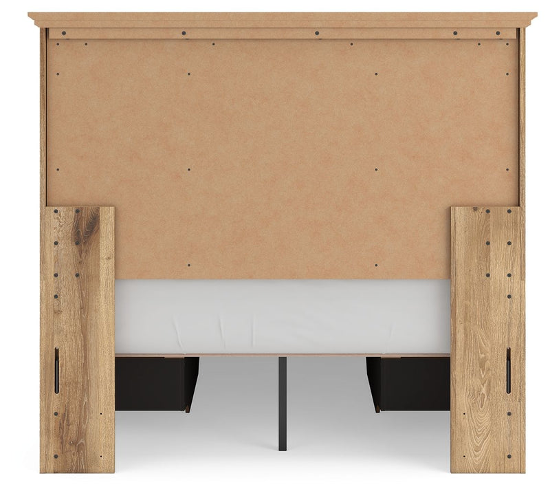 Makidern - Panel Storage Bed With 2 Under Bed Storage Units - R&R Furniture Gallery (Fountain Valley, CA)