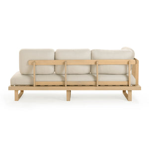 Evan - Outdoor L-Sectional - Cream - R&R Furniture Gallery (Fountain Valley, CA)
