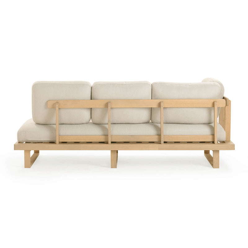 Evan - Outdoor L-Sectional - Cream - R&R Furniture Gallery (Fountain Valley, CA)