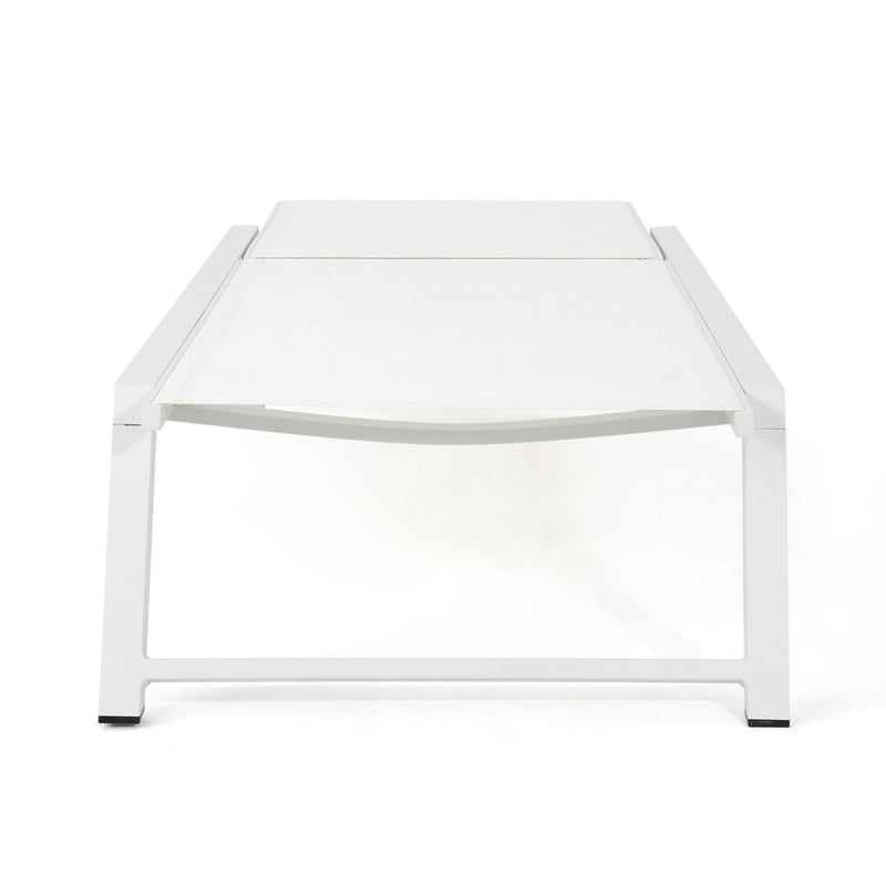 Myers - Chaise Lounge - White - R&R Furniture Gallery (Fountain Valley, CA)