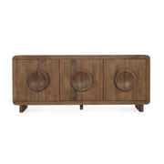 Vally - Wood 6 Door Buffet - Artisan Brown - R&R Furniture Gallery (Fountain Valley, CA)
