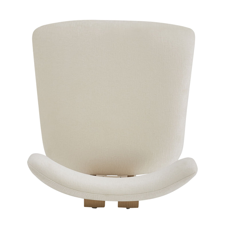 Modern Upholstered Armless Dining Chairs With Metal Legs - R&R Furniture Gallery (Fountain Valley, CA)