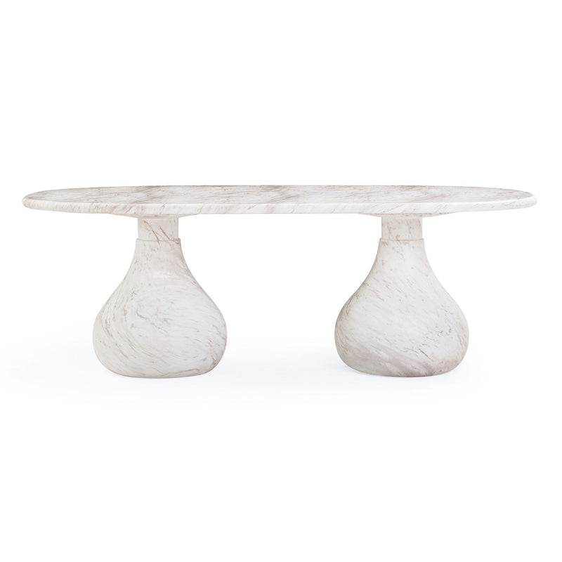 Smooch - 87" Indoor / Outdoor Oval Dining Table - R&R Furniture Gallery (Fountain Valley, CA)
