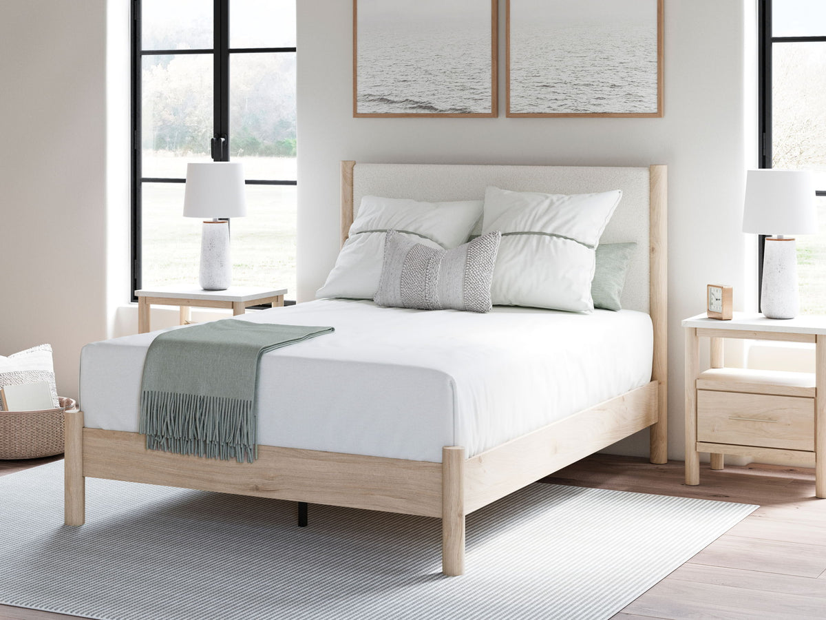 Cadmori - Upholstered Panel Bed - R&R Furniture Gallery (Fountain Valley, CA)