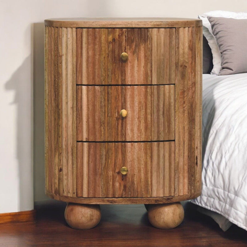 Soba - Ball Drawer Bedside Table - R&R Furniture Gallery (Fountain Valley, CA)
