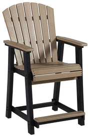 Fairen Trail - Barstool (Set of 2) - Black / Driftwood - R&R Furniture Gallery (Fountain Valley, CA)