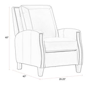Hunter - Manual Pushback Recliner - R&R Furniture Gallery (Fountain Valley, CA)