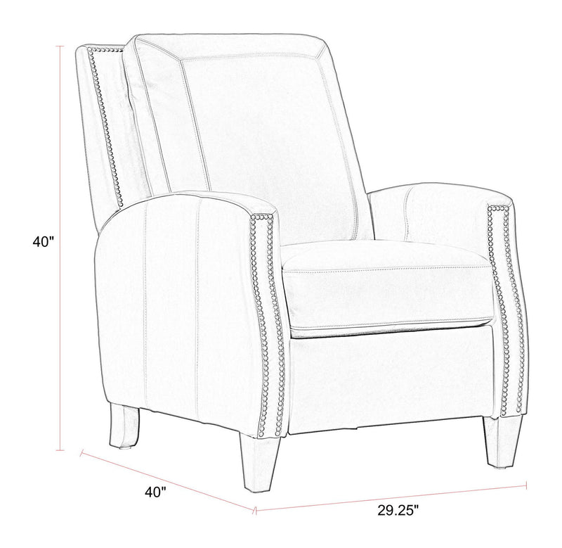Hunter - Manual Pushback Recliner - R&R Furniture Gallery (Fountain Valley, CA)