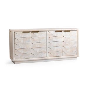 Classic Home Marvin buffet with wooden finish, featuring storage cabinets and drawers in a stylish, functional buffet design.