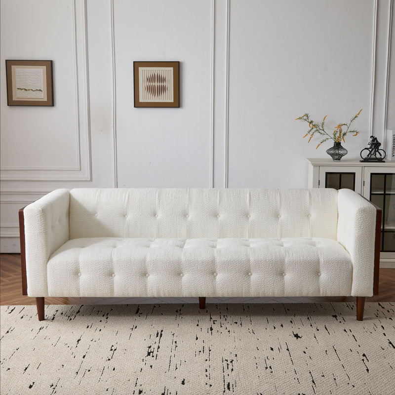 Contemporary 3 Seater Sofa With Tufted Design - R&R Furniture Gallery (Fountain Valley, CA)
