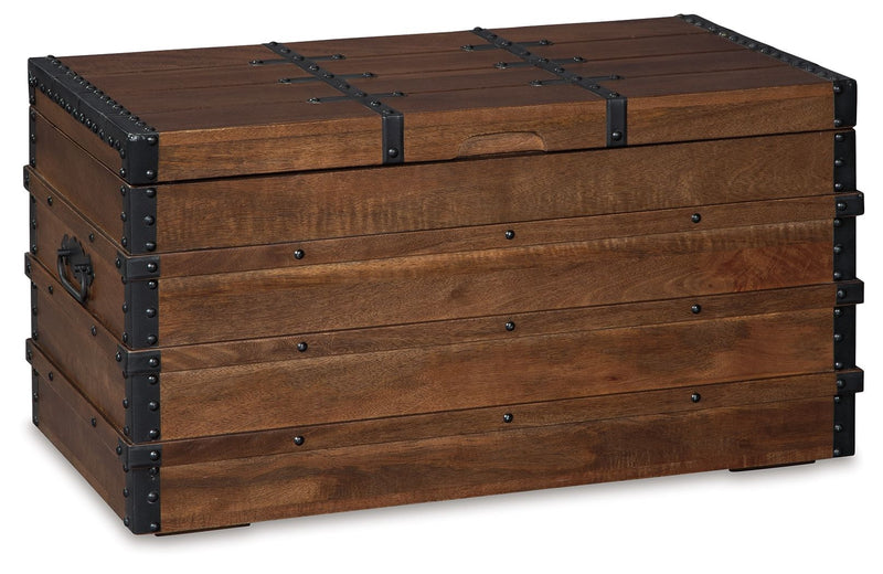 Kettleby - Storage Trunk - Brown - R&R Furniture Gallery (Fountain Valley, CA)