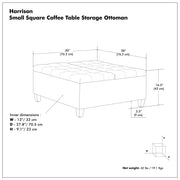 Harrison - Upholstered Coffee Table Storage Ottoman - R&R Furniture Gallery (Fountain Valley, CA)