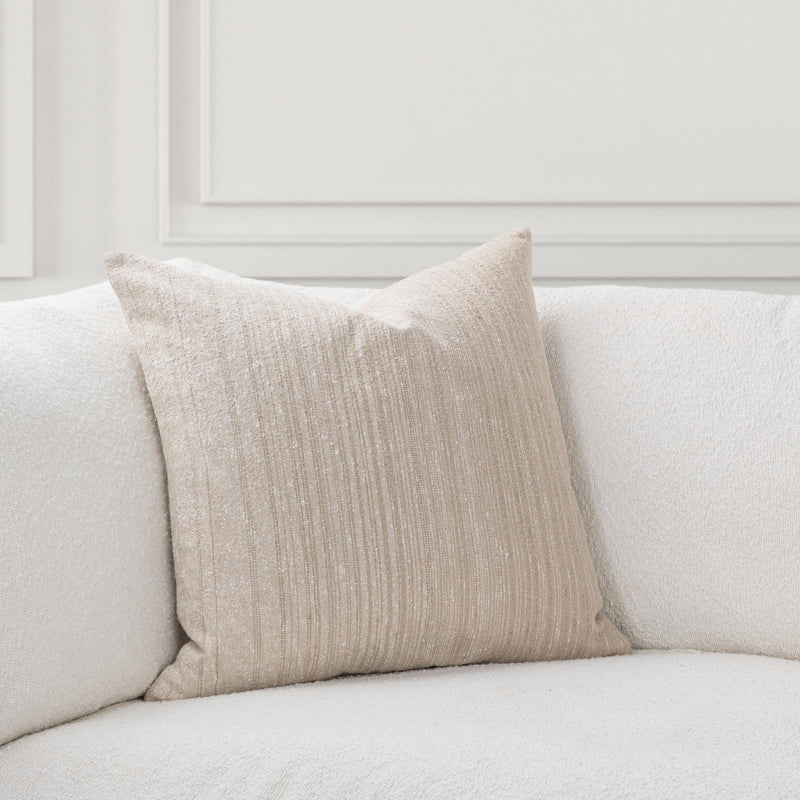 Classic Home Beryl accent pillow with a textured fabric cover, perfect for sofa or bed decor.