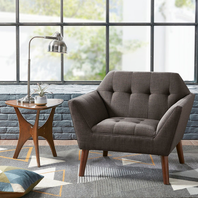 Modern Lounge Chair With Button Tufting - R&R Furniture Gallery (Fountain Valley, CA)