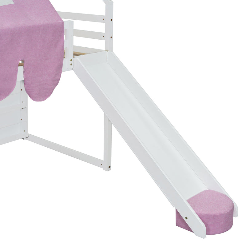 Loft Bed With House Shaped Frame And Tent - R&R Furniture Gallery (Fountain Valley, CA)