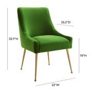 Beatrix - Velvet Side Chair - R&R Furniture Gallery (Fountain Valley, CA)