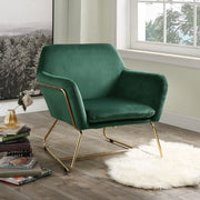 Keira - Accent Chair With Metal Base - R&R Furniture Gallery (Fountain Valley, CA)