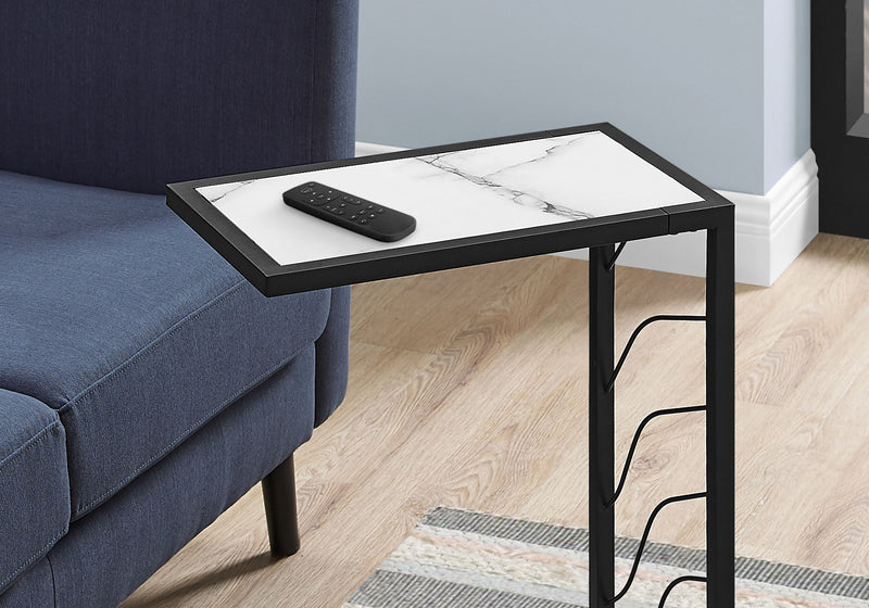 Accent Table, C - Shaped, Contemporary & Modern Convenient Design - R&R Furniture Gallery (Fountain Valley, CA)