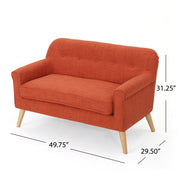 Classic Loveseat With Rolled Armrests And Button Tufting - R&R Furniture Gallery (Fountain Valley, CA)