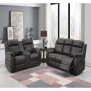 Steban - Reclining Sofa - Gray - R&R Furniture Gallery (Fountain Valley, CA)