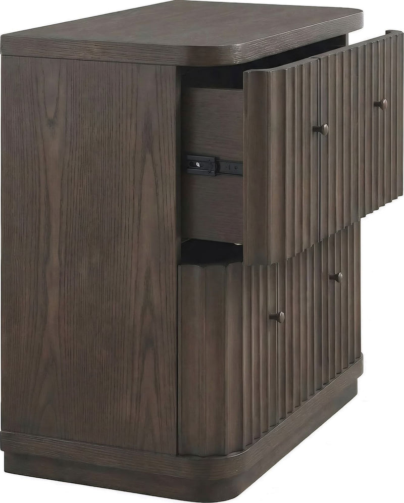 Penny Fluted Nghtstnd - Ch Ms