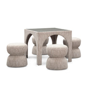 Tomlin - Game Table And Ottoman Set - R&R Furniture Gallery (Fountain Valley, CA)