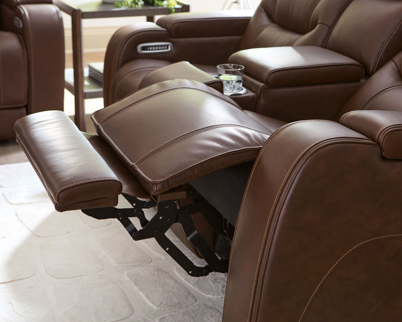 Knightington - Power Reclining Loveseat With Audio Seating - R&R Furniture Gallery (Fountain Valley, CA)