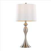 Lumi Source Ashland contemporary table lamp set with sleek cylindrical shades and modern design, perfect for living room or bedroom decor.