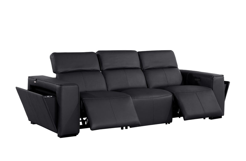1224 - 7-Piece Modular Power Reclining Sofa, Loveseat & Chair Set In With 5 Power Recliners & Power Headrests