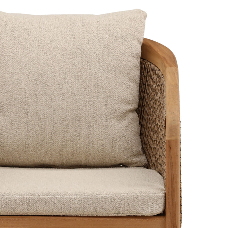 Cian - Outdoor Dining Chair - Sand And Natural