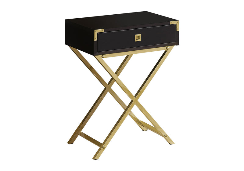 Accent Side Table, Storage Drawer, Stylish Design Contemporary & Modern - R&R Furniture Gallery (Fountain Valley, CA)