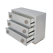 Anpu - Console Cabinet - Silver Faux Crocodile Skin - R&R Furniture Gallery (Fountain Valley, CA)
