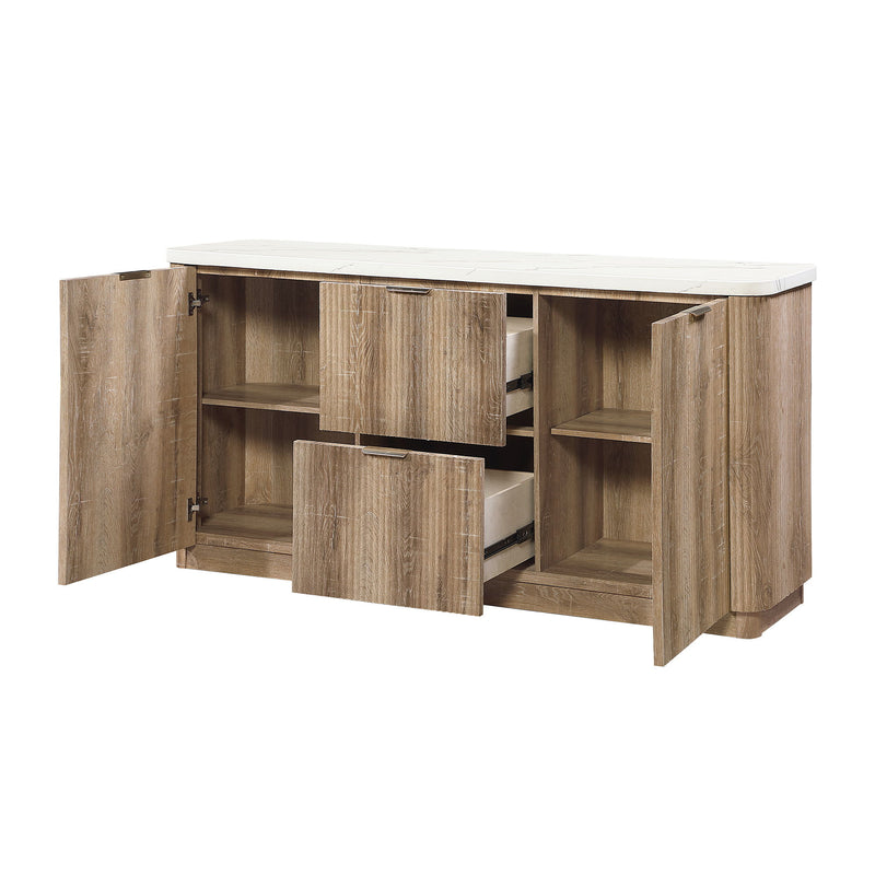 Donnie - Storage Buffet - Natural - R&R Furniture Gallery (Fountain Valley, CA)
