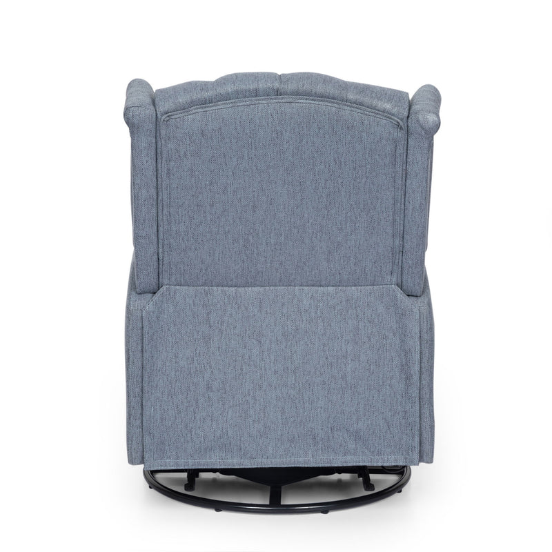 Classic Design, Manual Recliner Chair With 360 Degree Swivel - R&R Furniture Gallery (Fountain Valley, CA)