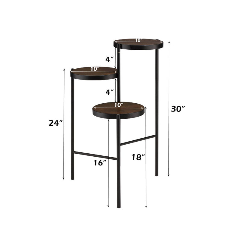 Namid - 30" Plant Stand - Black - R&R Furniture Gallery (Fountain Valley, CA)