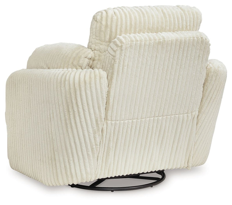 Tie-breaker - Swivel Glider Recliner - R&R Furniture Gallery (Fountain Valley, CA)