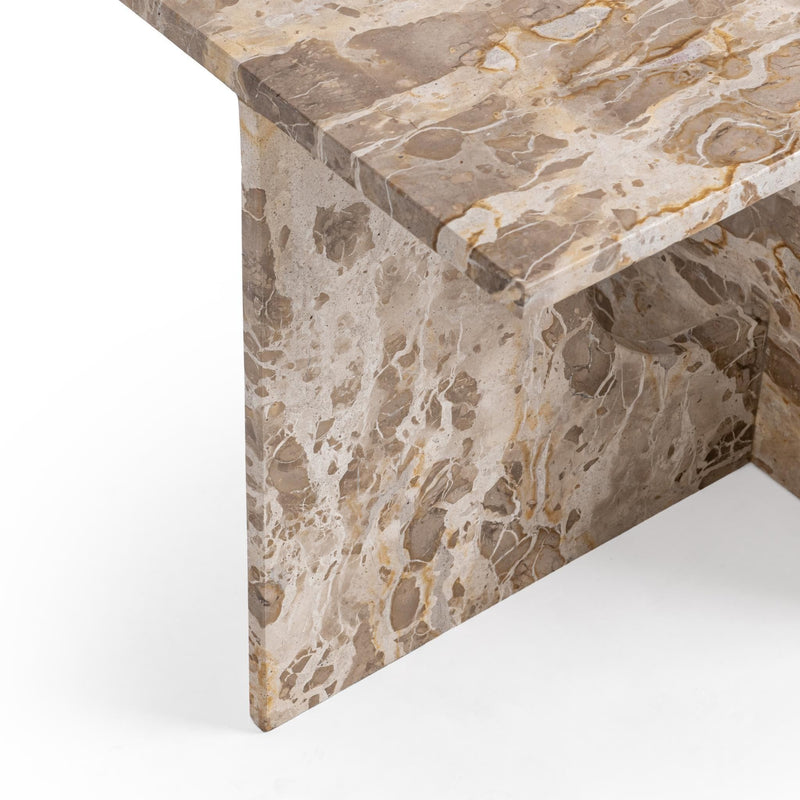 Jaylani - Square End Table - Desert Drift