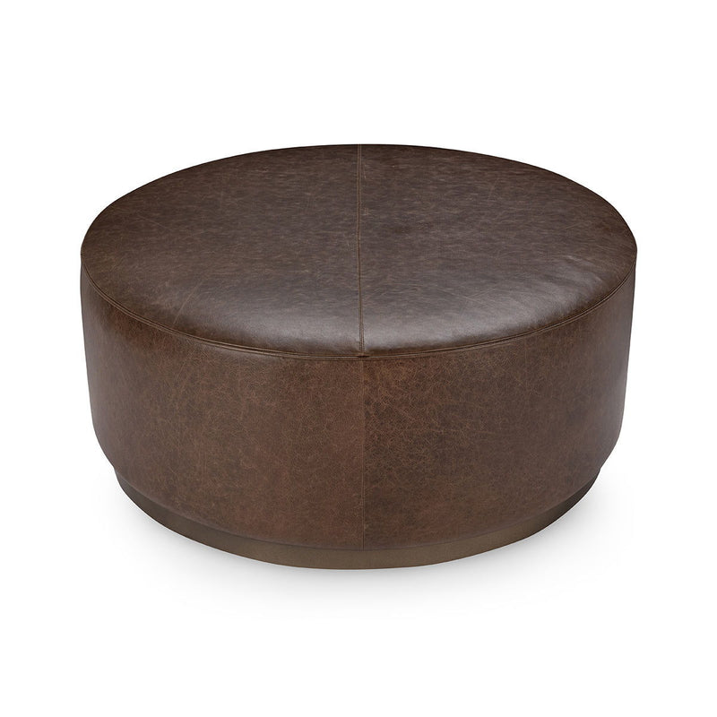 Clair - Leather Round Table - R&R Furniture Gallery (Fountain Valley, CA)